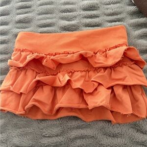 Edikted orange mini skirt